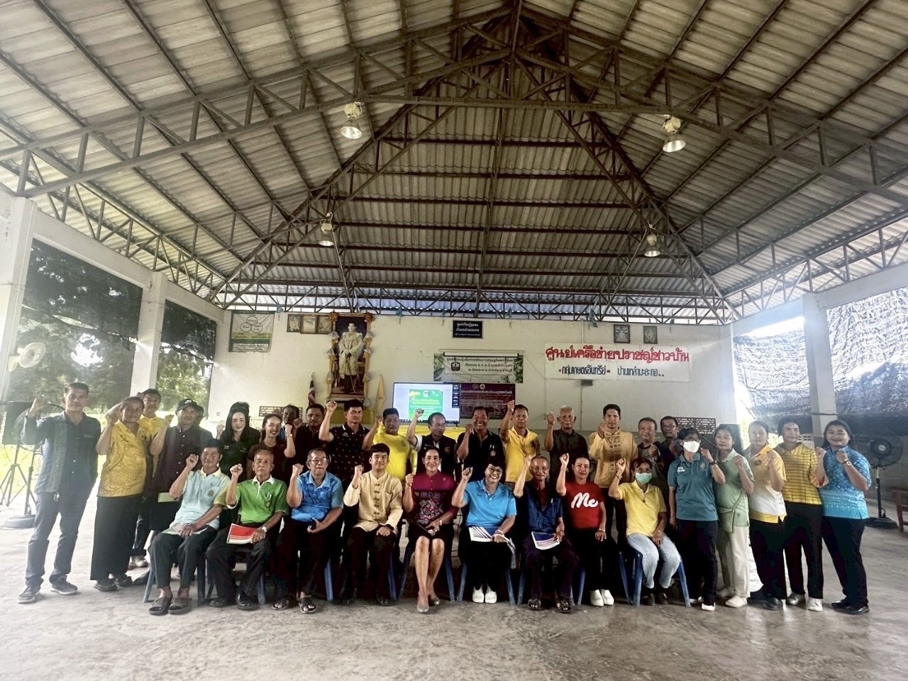 ลงพื้นที่   สนับสนุนการพัฒนาโรงเรียนเศรษฐีพอเพียง 